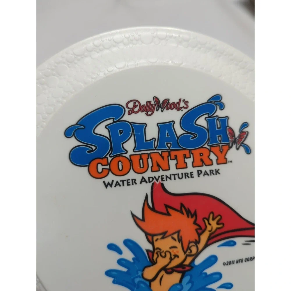 Dollywood Splash Country Frisbee Toy 2011‎ Rare USA Made Outdoors Collectible